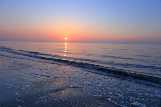 istock Sunrise at the beach on the Adriatic coast. 684852226