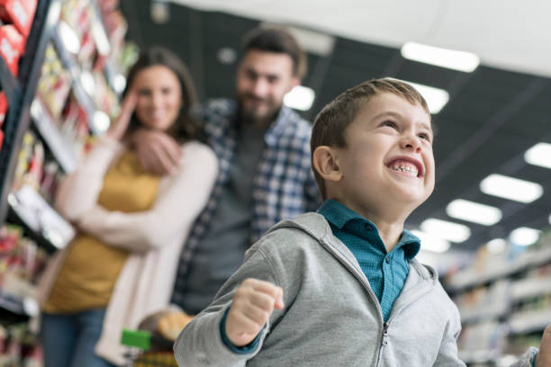 istock Bad boy in supermarket 684869940