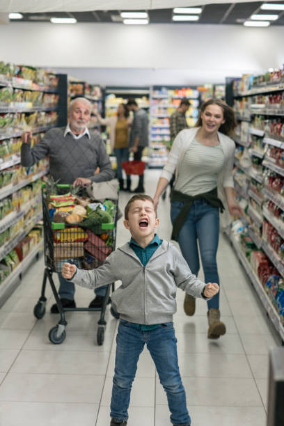 istock Bad boy in supermarket 684877114