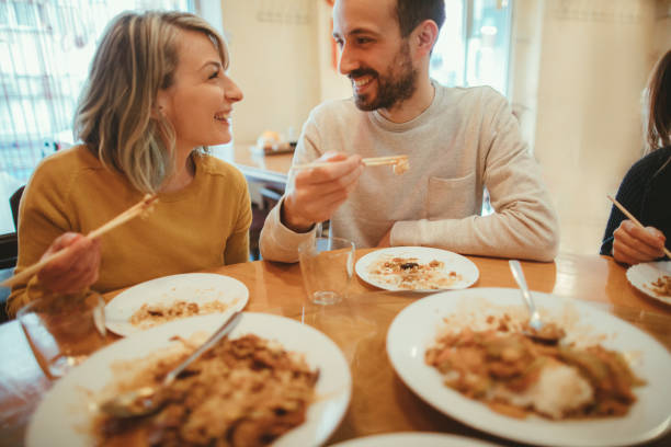 istock Couple dining in a Chinese restaurant 684879696