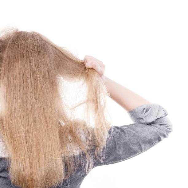 istock Furious woman pull hair out of head. 684879850