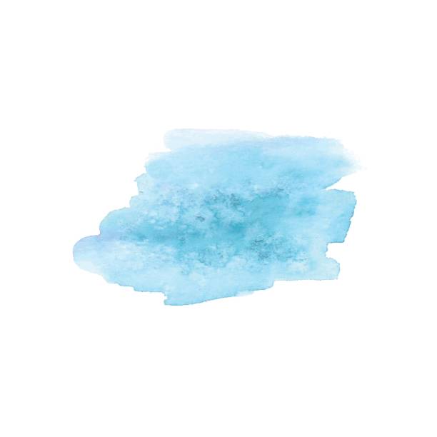 istock Abstract watercolor stain. Watercolor design element. Watercolor blue background. Vector illustration 684886650