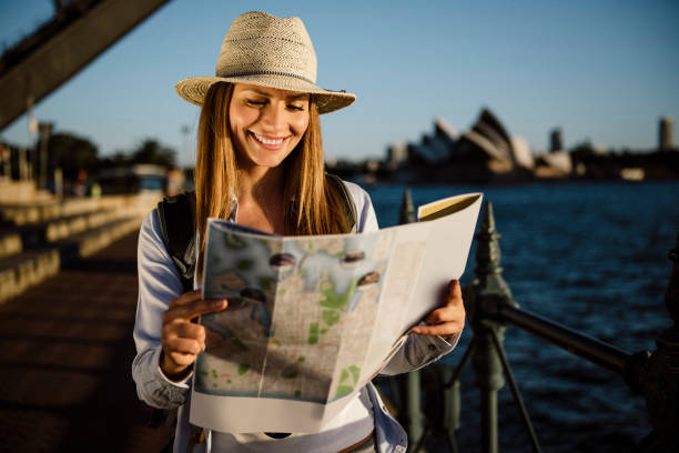 istock Explorer woman traveling 684896844