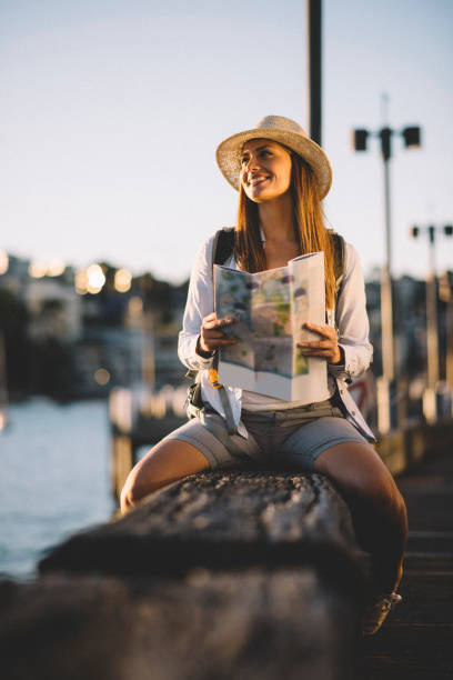 istock Woman sitting on the bench 684896852