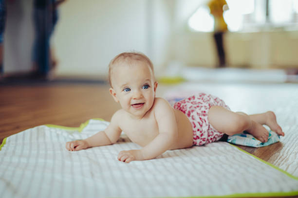 istock Smiling baby girl 684900310