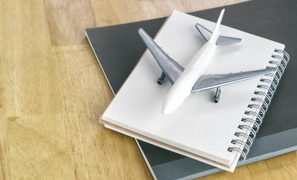 istock World Travel journal blank notebook for blogger concept. 684901408