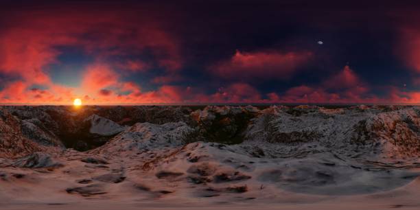 istock High mountains panorama with snowy peaks 684924842