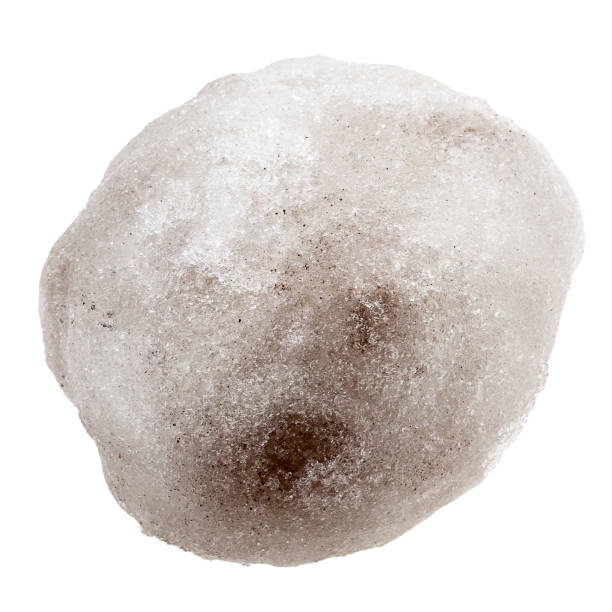 istock Dirty snowball or hailstone 684928740