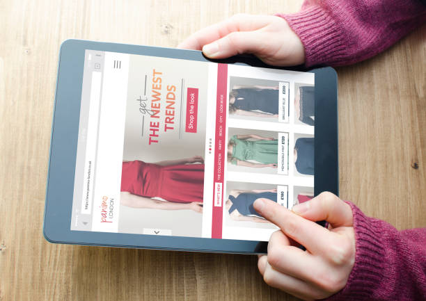 istock Online shopping with a digital tablet computer from home 684929160