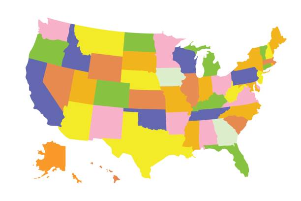 istock Map United States of America. 684935856