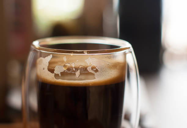 istock Hot Americano in Nice Coffee Cup, Vintage Tone 684940620