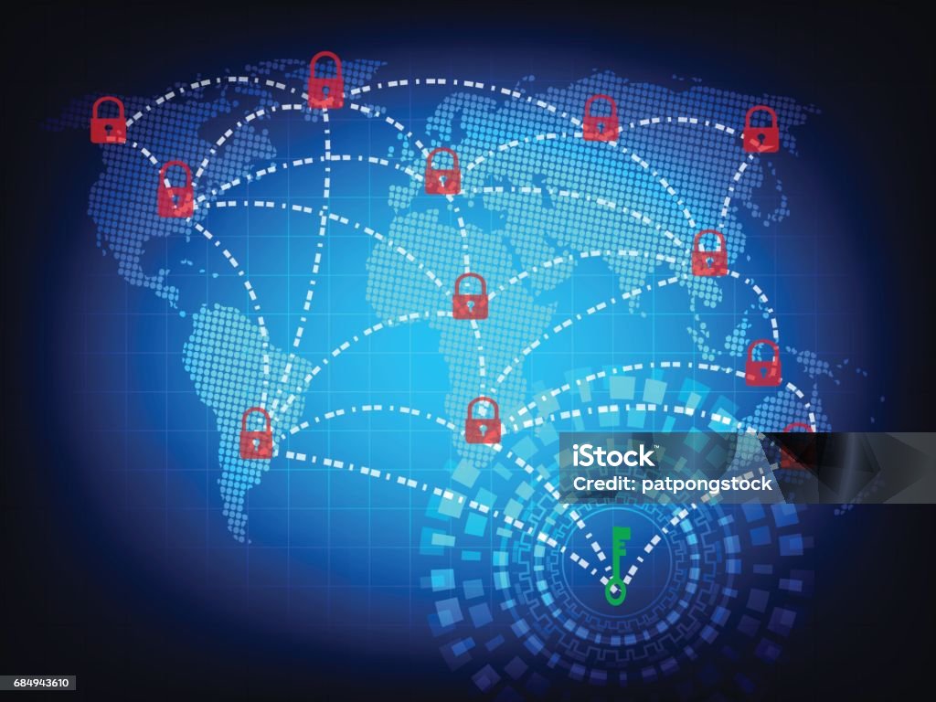 Hacker Radar Ransomware Alert Radar Concept Technology Cyber Secueity Cybercrime ...