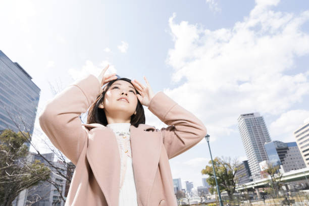istock Young Japanese girls portrait 684962224