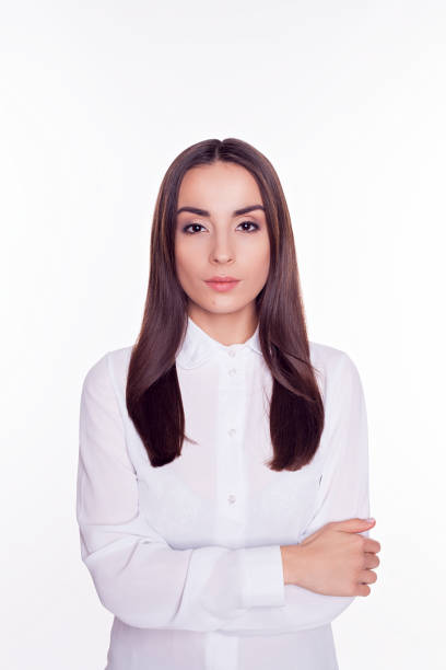 istock Confident Woman with crossed hands 684973488