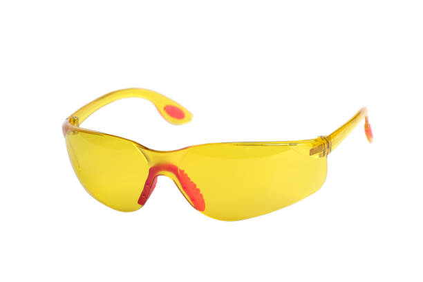 istock Yellow safety glasses 684983166