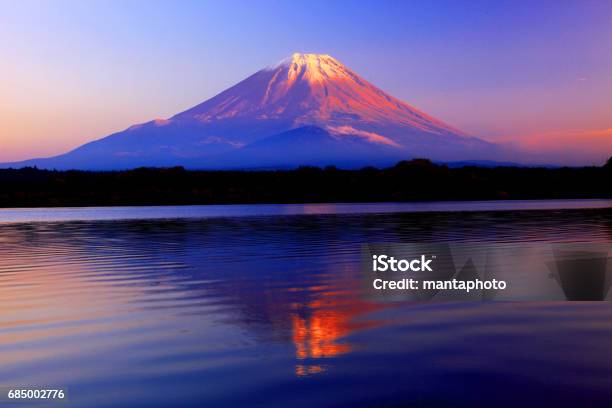 Mt Fuji Japan Stock Photo - Download Image Now - Mt. Fuji, Sunrise - Dawn, Japan