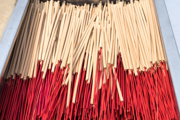 istock Close-up a bunch of incense sticks. 685010886