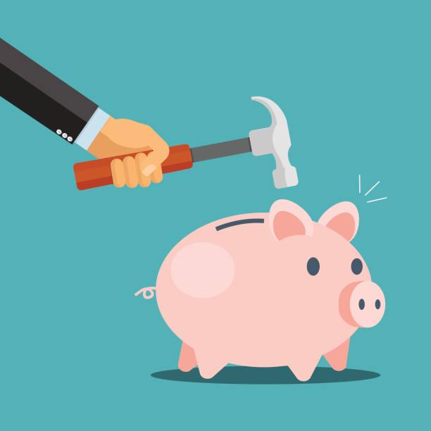 Breaking The Piggy Bank Vector Illustration Stock Illustration - Download Image Now - Piggy Bank, Pig, Bank - Financial Building - iStock Breaking The Piggy Bank Vector Illustration Stock Illustration - Download Image Now - Piggy Bank, Pig, Bank - Financial Building - iStock