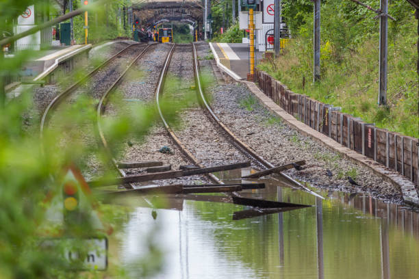 Burst Water Main in Newcastle Upon Tyne Flooded Metro Line