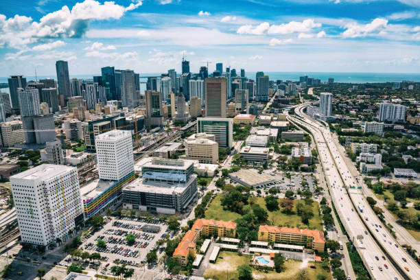 istock Downtown Miami Florida Aerial 685046550