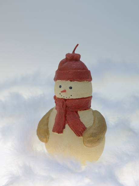 istock Candle of Snowman 685047240