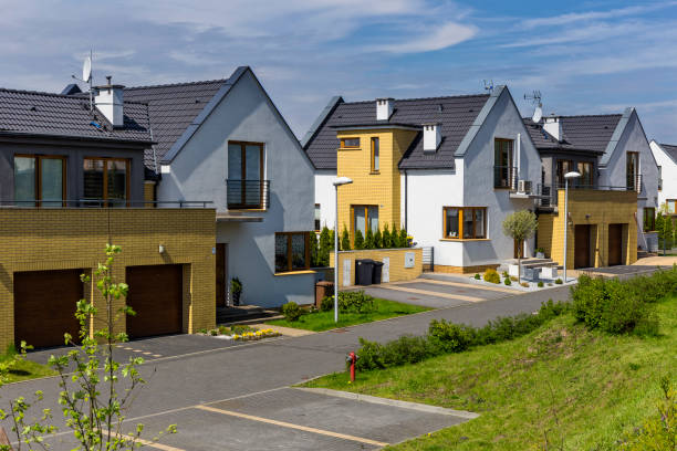 istock Modern complex of apartment buildings in the suburb 685052980