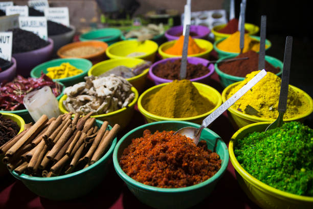 istock Spices on the market for cooking 685062268