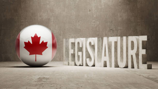 illustrations, cliparts, dessins animés et icônes de concept de l’assemblée législative - canadian flag flag trial justice