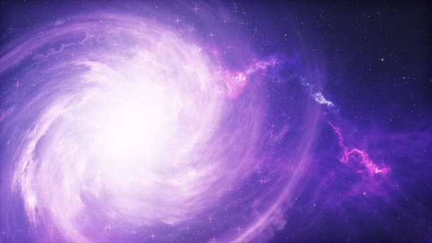 istock Spiral galaxy, 3D illustration of deep space object. 685063220