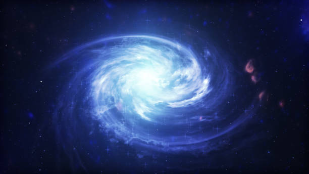 istock Spiral galaxy, 3D illustration of deep space object. 685066264