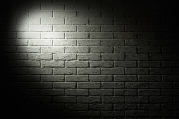 istock white brick wall with light effect and shadow, abstract background photo 685067530
