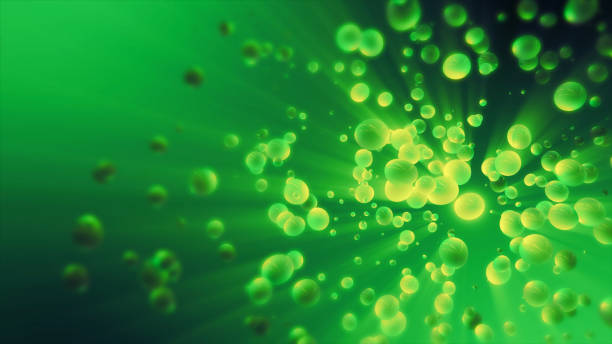 istock Abstract colorful backdrop with oil drops and on water surface 685070760