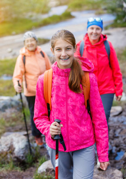 istock Hiking girl in the mountains 685079990