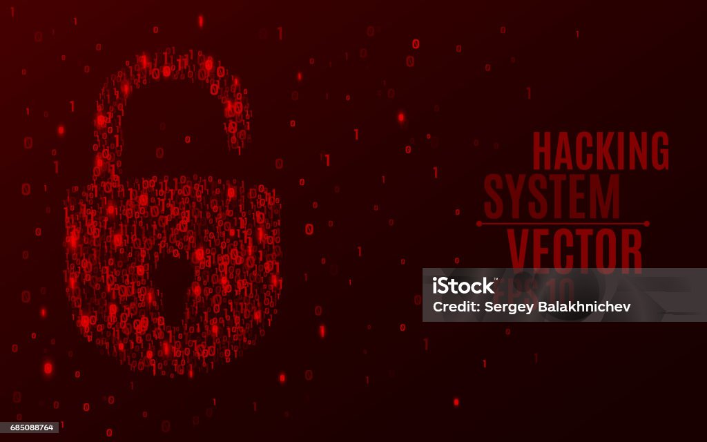 Hacking System An Abstract Lock From A Binary Code The Glowing Numbers ...