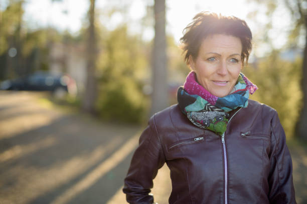 istock Beautiful mature woman outdoors in nature 685111814