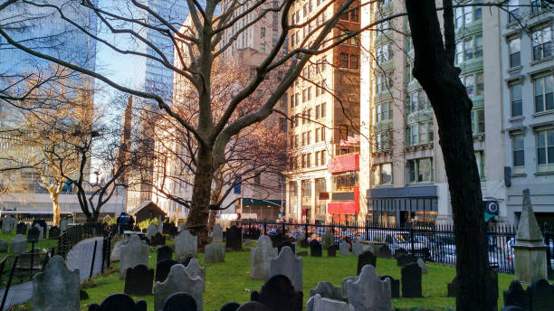 istock cemetery in the city 685111822