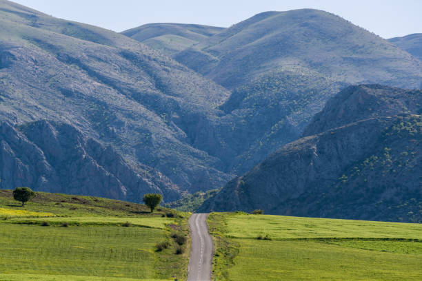 Asphalt road in Turkey, Anatolian