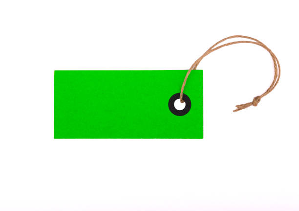 istock Price tag from recycled paper on twine 685129504