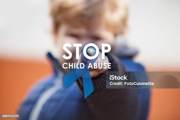 Stop Child Abuse Stock Photo - Download Image Now - Abuse, Aggression, Alertness