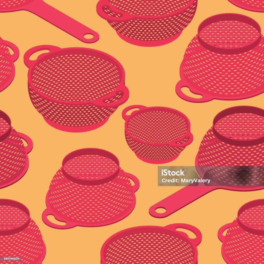 Colander Texture Colander Seamless Pattern Pastafarianism Cap Background Kitchen ...