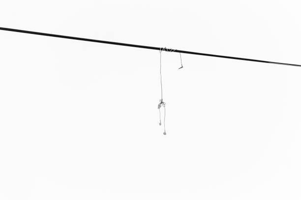 headphones rolled up on electric cable