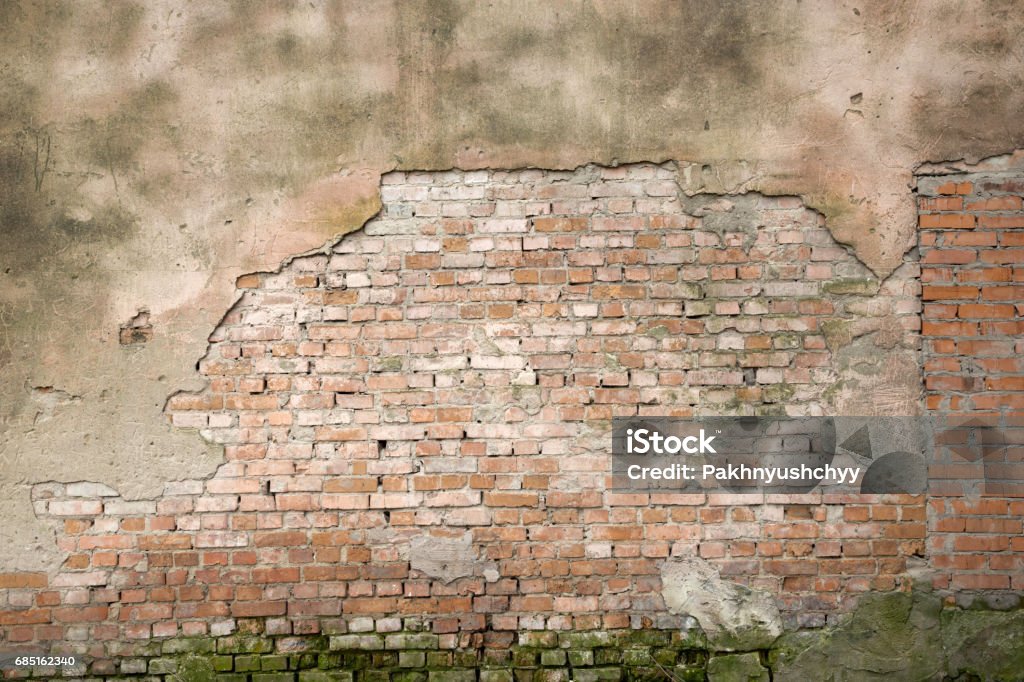 brick wall brick wall for background or texture Abandoned Stock Photo