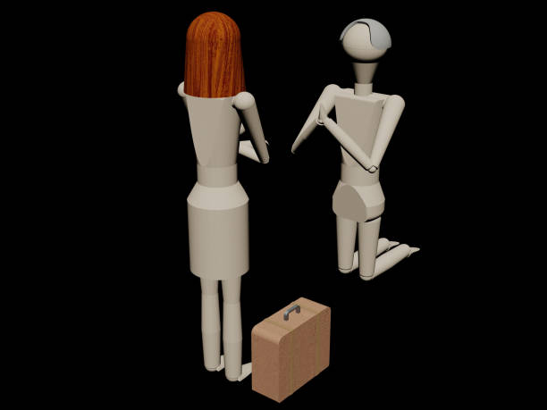 istock Man kneels before his wife 685168162