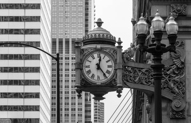 istock Big old clock on a street 685206266