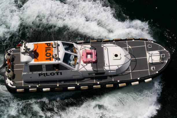 Pilot Boat stock photo