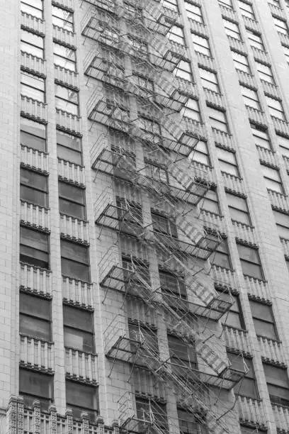 Photo of Fire escape on a Chicago building