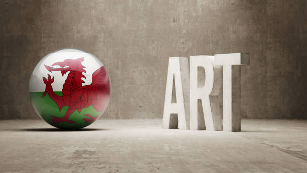 ilustrações de stock, clip art, desenhos animados e ícones de art concept - welsh culture wales welsh flag dragon