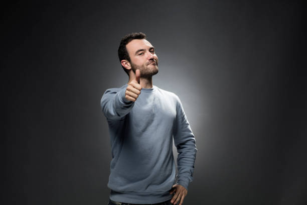 istock Man with Hand Gesture , I Choose You ! 685265152