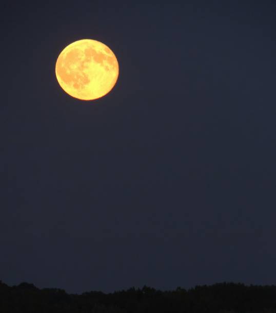 Full moon rise over Lake Minnetonka