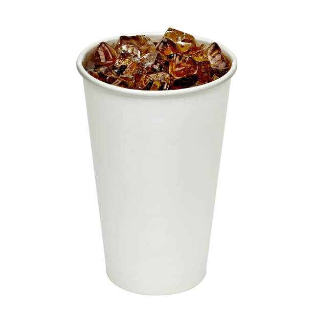 istock Cola with ice in blank take away cup 685277288